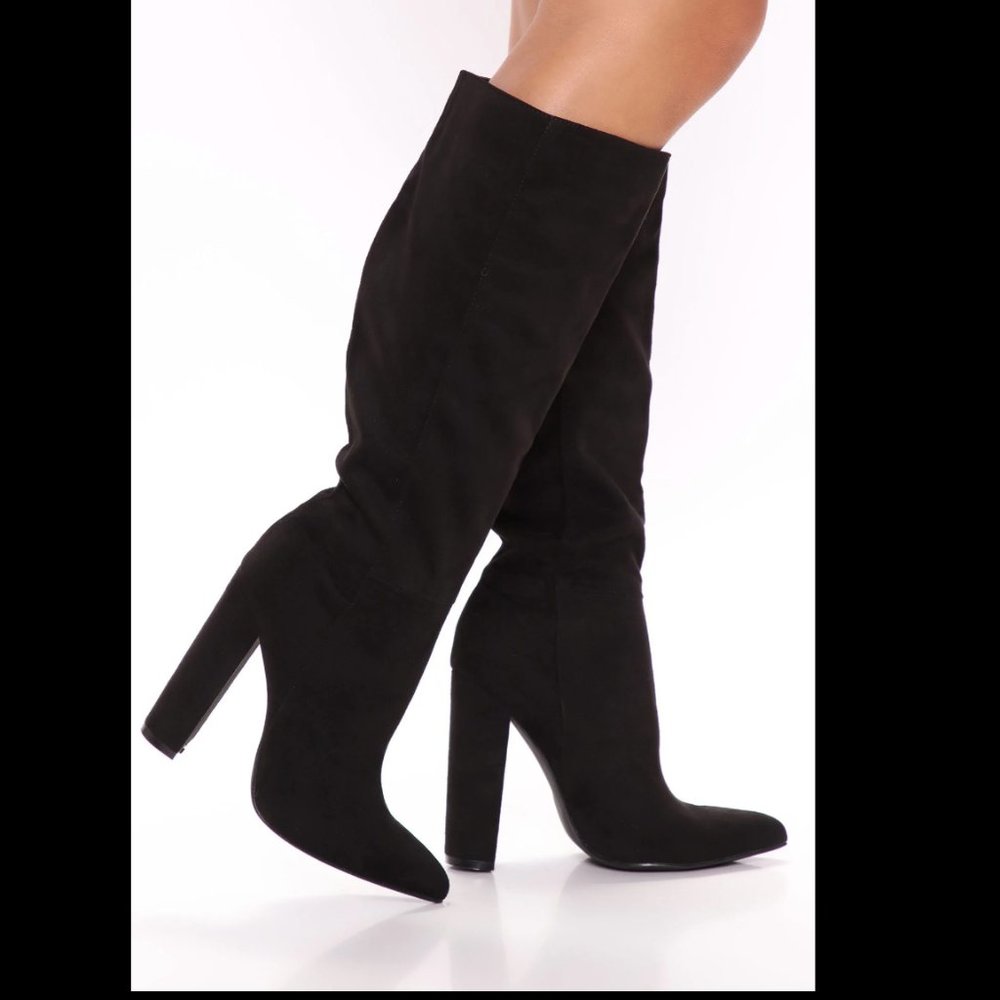 Heeled Boots - Black